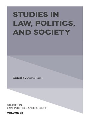 cover image of Studies in Law, Politics, and Society, Volume 83
